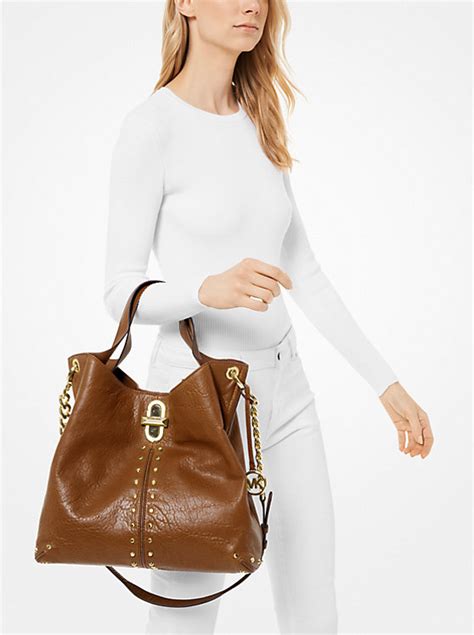 michael kors uptown astor legacy large leather shoulder tote bag|Uptown Astor Legacy Large Leather Shoulder Tote Bag .